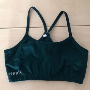 Ripple organic cotton sports bra NWOT